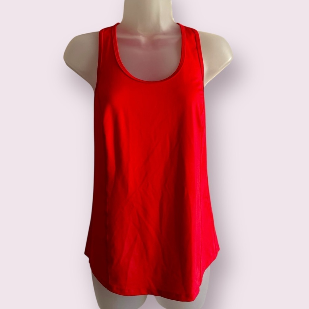 Fila Racerback Tank Top Red Athletic Workout Activewear Size XS